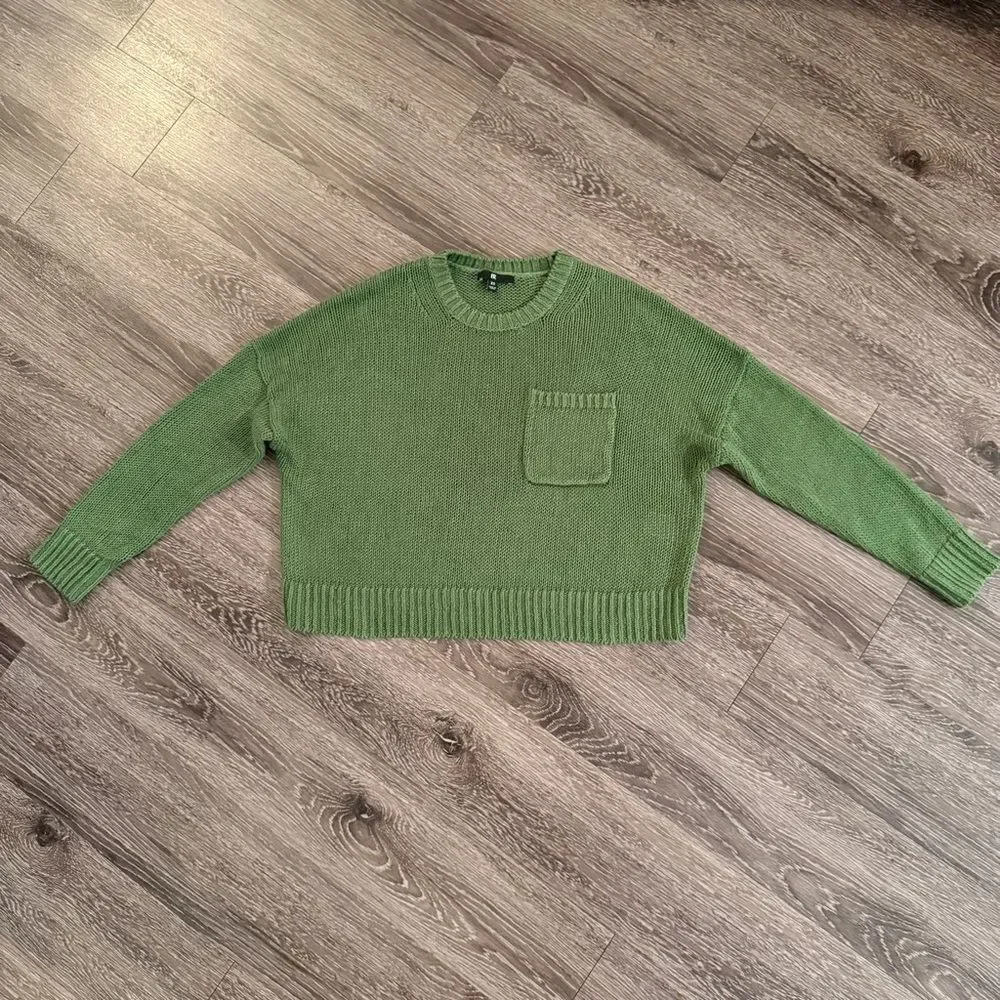 Banana Republic Linen Cotton Boxy Sweater